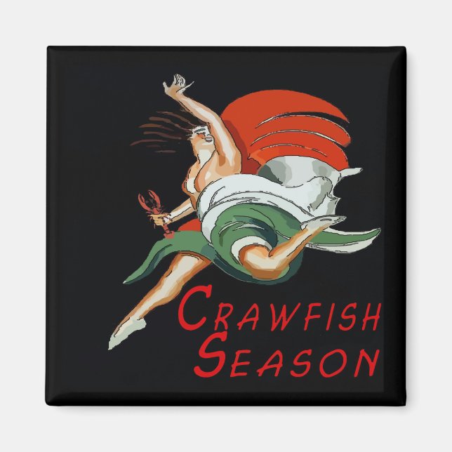 Aimant Saison de l'écrevisse, joie de la danse (Devant)