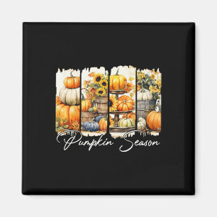 Aimant Saison des citrouilles Thanksgiving Automne Vibes