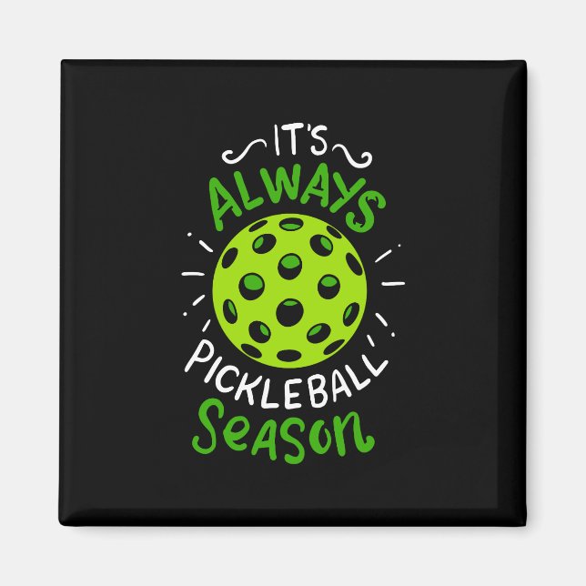 Aimant Saison Pickleball (Devant)