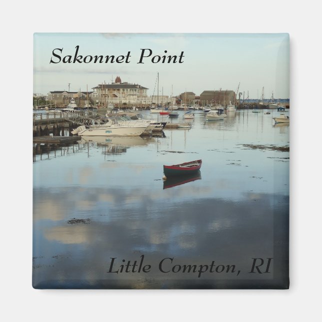 Aimant Sakonnet Point, Little Compton, RI Harbour (Devant)
