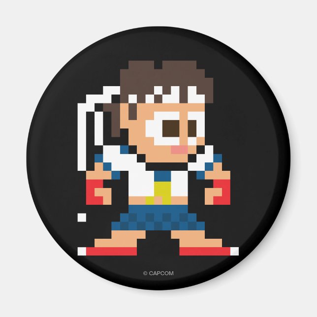 Aimant Sakura 8 bits (Devant)