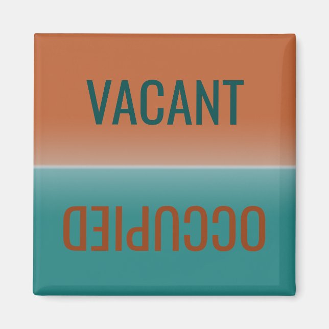 Aimant Sale Clean | Vacant occupé (Devant)