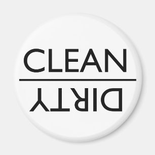 Aimant sale ou propre de lave-vaisselle (nouveau)