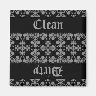 Aimant Sale propre de damassé gothique élégante de fle