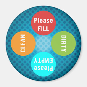 Aimant Sale propre d'organisateur de lave-vaisselle de