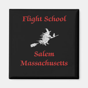 Aimant Salem Flight School Halloween Witel Vêtement cade
