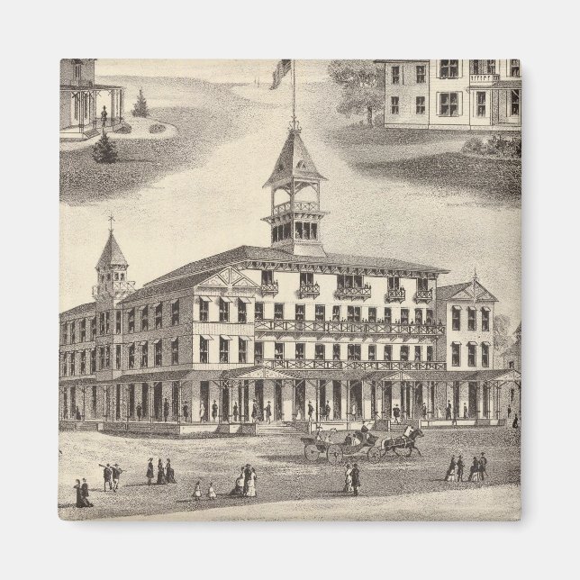 Aimant Salle de sport & Cottages (Devant)