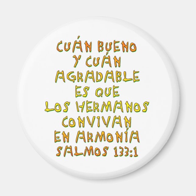 Aimant Salmos 133:1 (Devant)