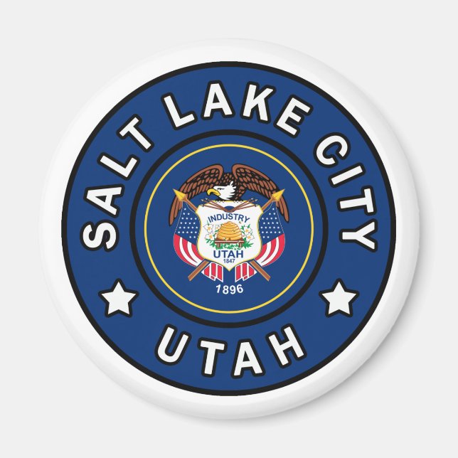 Aimant Salt Lake City Utah (Devant)