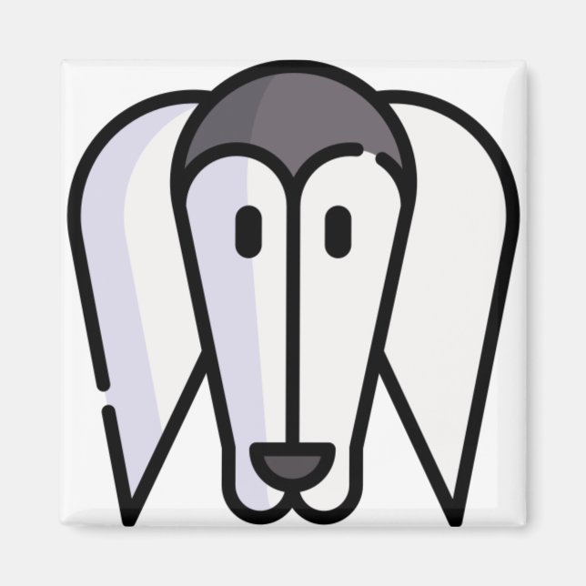 Aimant Saluki (Devant)