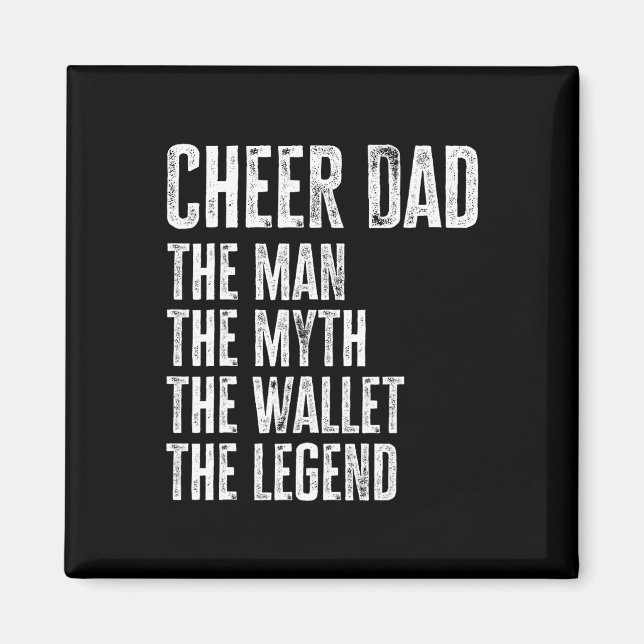 Aimant Salut Papa L'Homme Le Mythe Le Portefeuille (Devant)