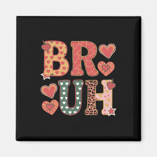 Aimant Salutation de frère de mème drôle de Bruh pour gar