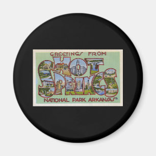 Aimant Salutations de Hot Springs National Park Arkansas