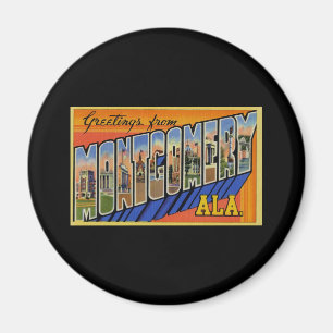 Aimant Salutations de Montgomery Alabama