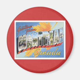 Aimant Salutations de Montréal Canada