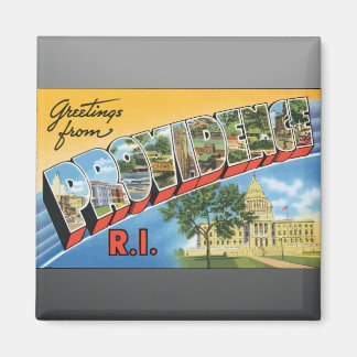 Aimant Salutations de Providence R.I., Vintage