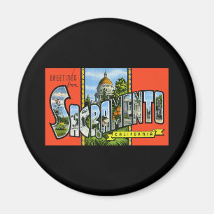 Aimant Salutations de Sacramento California