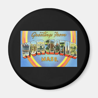 Aimant Salutations de Worcester Massachusetts