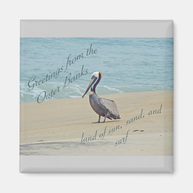 Aimant Salutations des banques extérieures OBX NC (Devant)