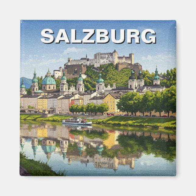 Aimant Salzbourg Autriche Voyage (Devant)
