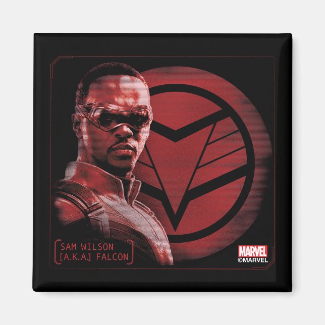 Aimant Sam Wilson A.K.A. Le Faucon (Devant)