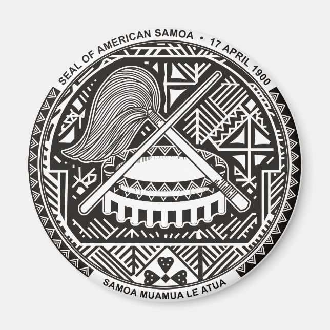 Aimant samoa américain (Devant)