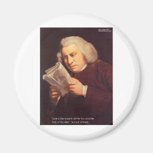 Aimant Samuel Johnson Amour Est Sagesse Cartes Cadeaux Et