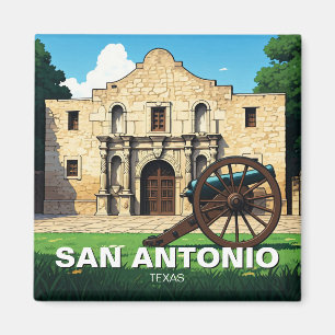 Aimant San Antonio Texas Alamo Travel
