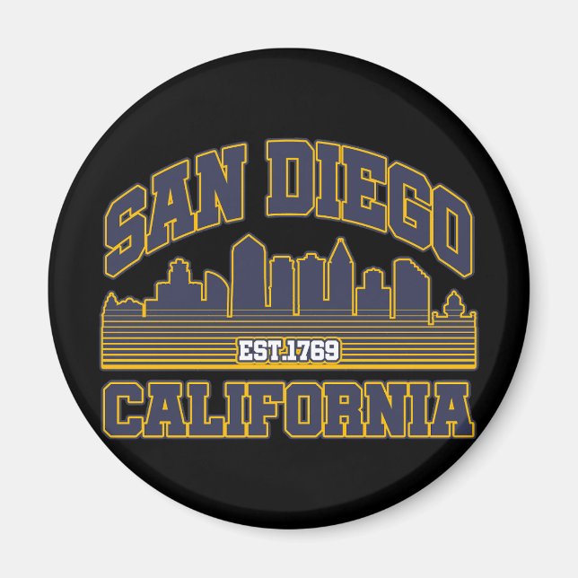 Aimant San Diego, Californie (Devant)