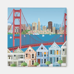 Aimant San Francisco, CA la ville par la baie