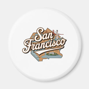 Aimant San Francisco USA vintage