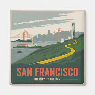 Aimant San Francisco USA vintage