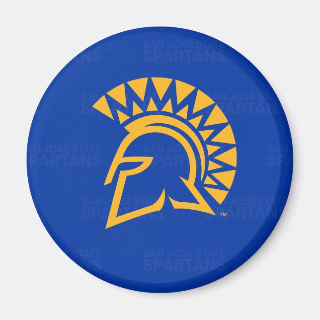 Aimant San Jose State Spartans Logo Watermark (Devant)