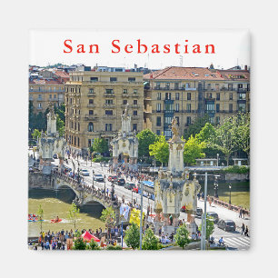 Aimant San Sebastian - Donostia. Pont de María Cristina