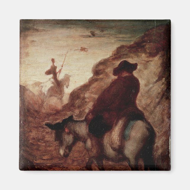 Aimant Sancho et Don Quichotte, XIXe siècle (Devant)