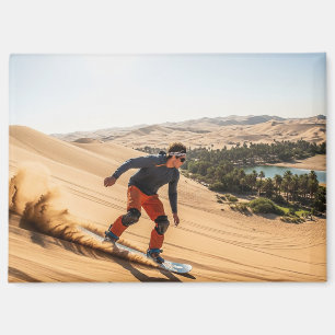 Aimant Sandboard en Huacachina Pérou Voyage