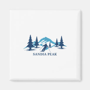 Aimant Sandia Peak Nouveau-Mexique Station de ski Ski _1
