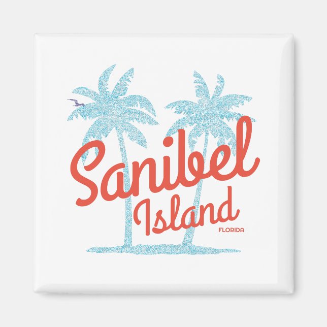 Aimant Sanibel Island Floride Golfe Côte Souvenir (Devant)