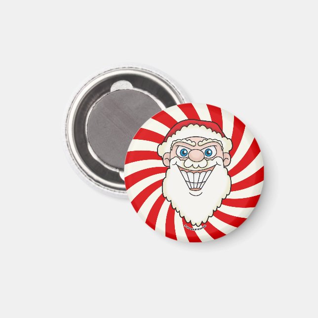 Aimant Santa Claus Starburst Screwball Graphics (Recto/Verso)