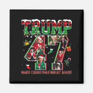 Aimant Santa Trump Rendre Noël de nouveau génial Xmas dég