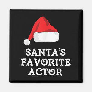 Aimant Santas Acteur favori Christmas Actrice intérimaire