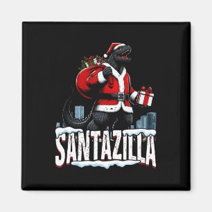 Aimant Santazilla Kaiju Santa Noël Monstre Japonais 