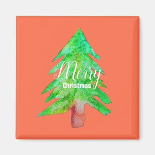 Aimant Sapin de Noël couleurs modernes funky
