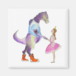 Aimant Sarah et l'aimant de dinosaure