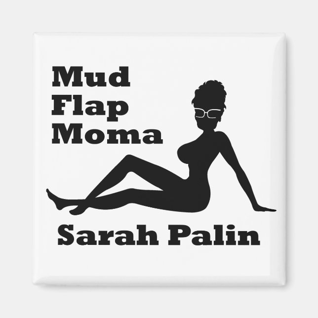 Aimant Sarah Palin Boue Flap Moma (Devant)