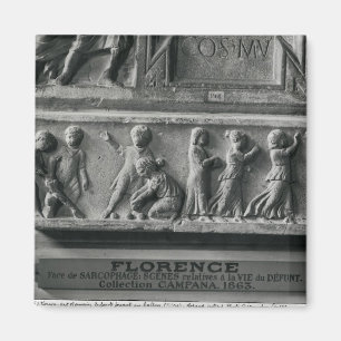 Aimant Sarcophage de détail dépeignant le jeu d'enfants