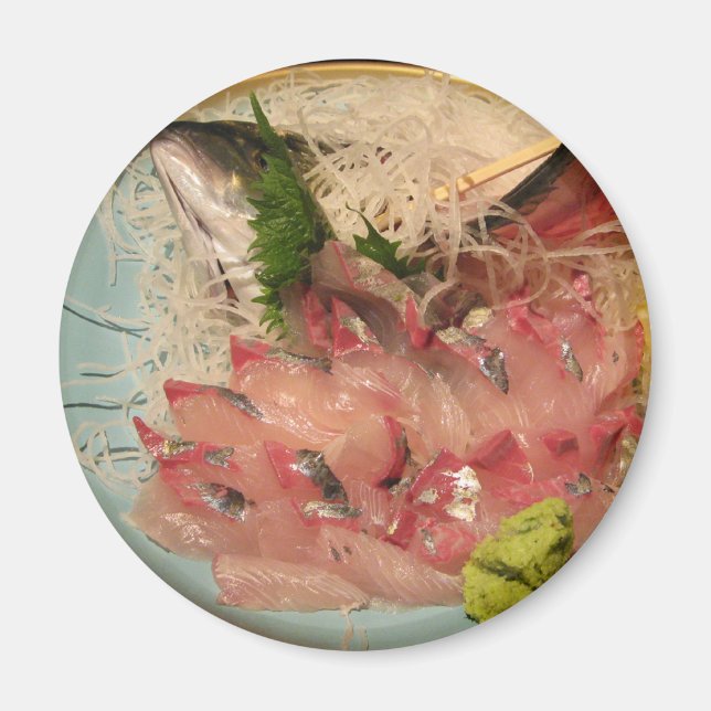 Aimant Sashimi 刺 身 ... Nourriture japonaise (Devant)