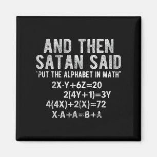 Aimant Satan Dit Alphabet Dans Mathématiques Mathématique