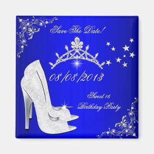 Aimant Sauvegarder la date Sweet 16 chaussures à talons h