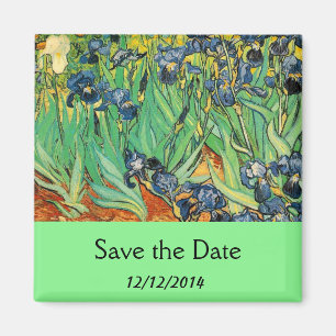 Aimant Sauvez la date, Vincent van Gogh, Irises